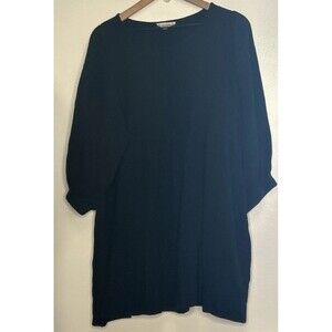 EE:Some Gauze babydoll Mini dress Cotton 3/4 Sleeve Large Capsule Clean Girl LBD